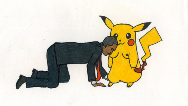 Illustration for article titled It Turns Out Enough Of You Have Googled ‘Pikachu Breastfeeding Barack Obama’ For This To Be An Economically Viable List To Publish